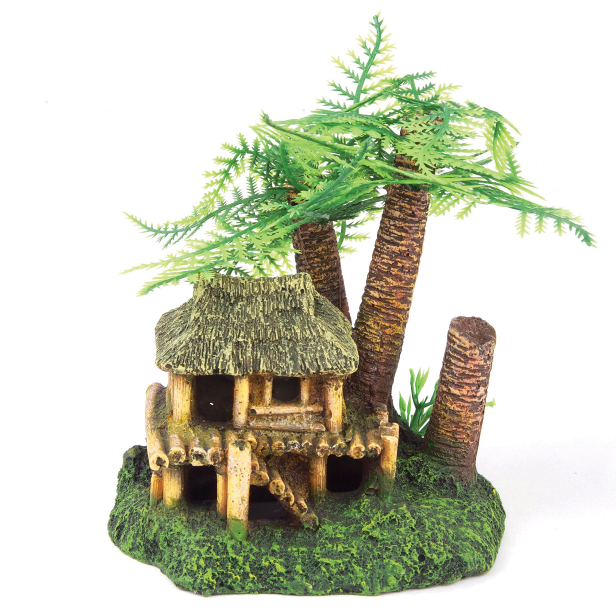 Jungle Hut With Bamboo Trees – Medium
