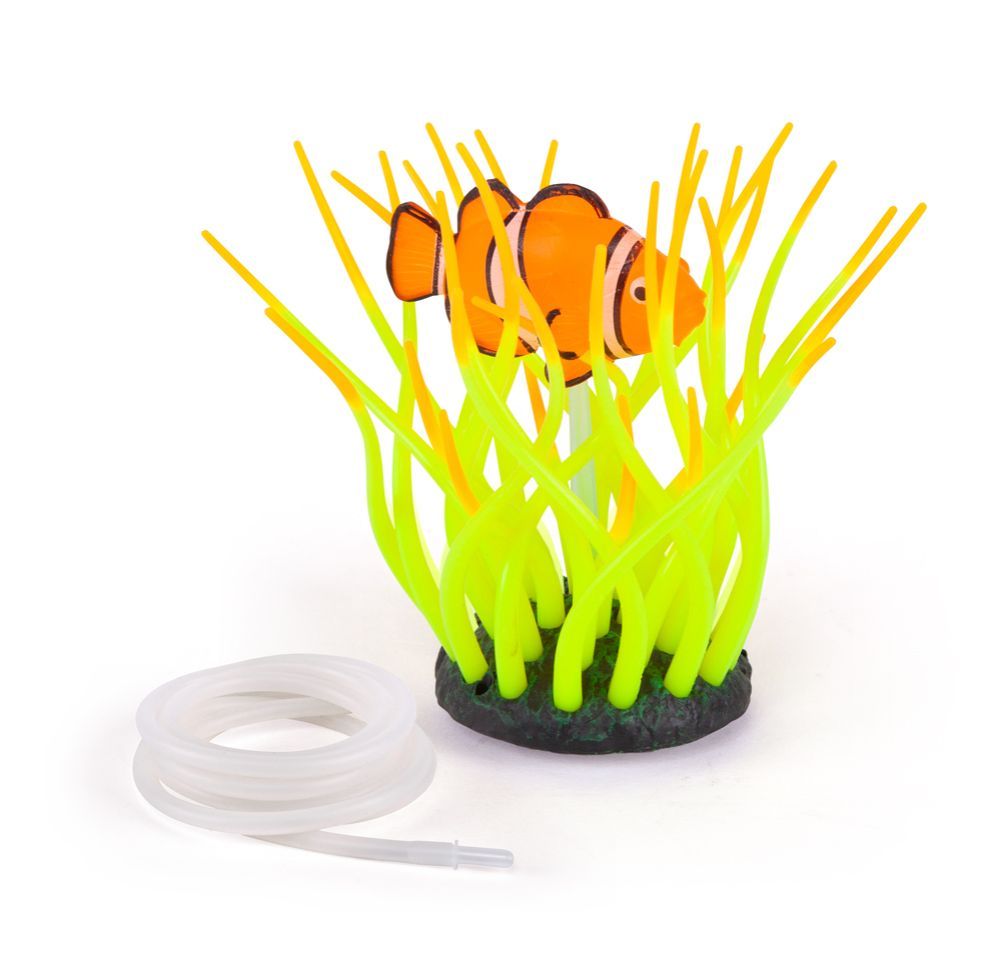 Silicone Plant – Anemone Garden w/ Clown Fish & Air
