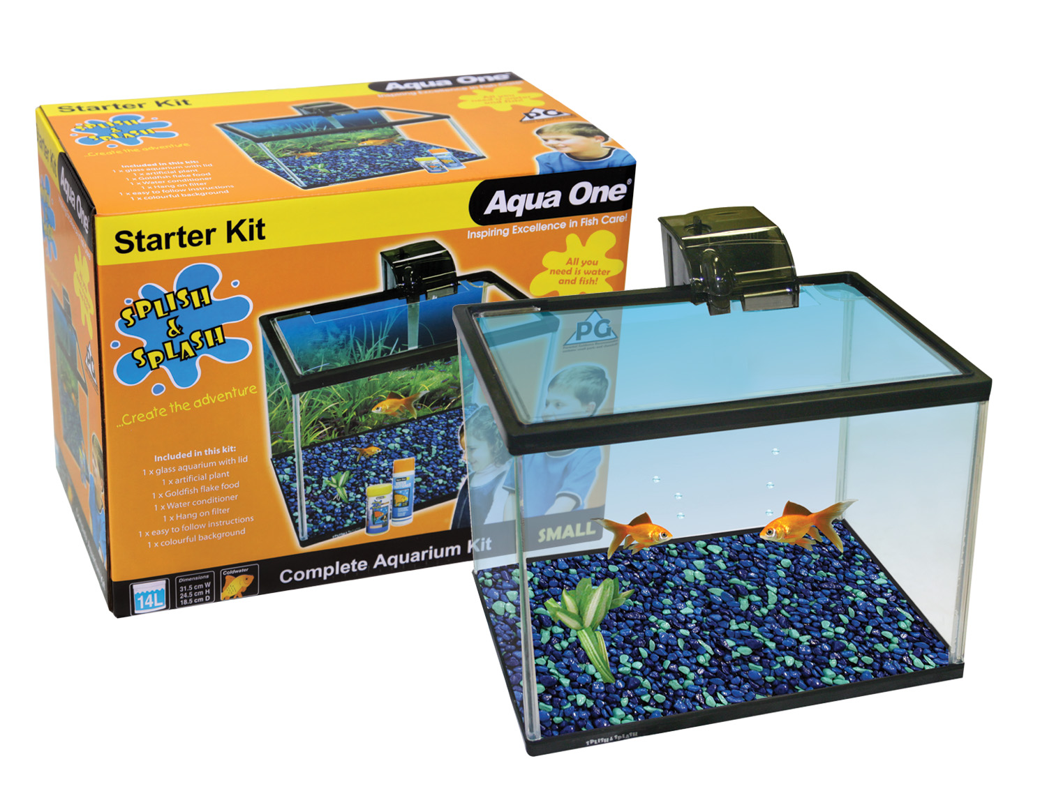 Aqua One Splish & Splash Starter Kit Sm